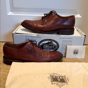 Frye Men's Rich Brown Leather Oxfords
